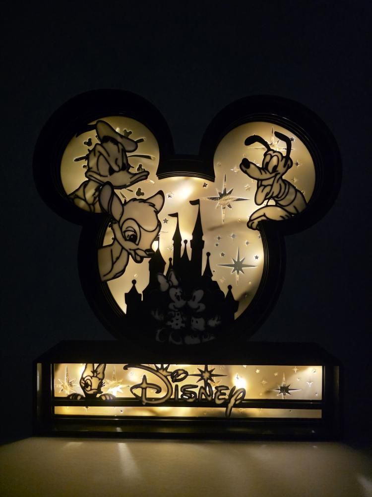 Disney-Inspired 3D Printed LED Lamp