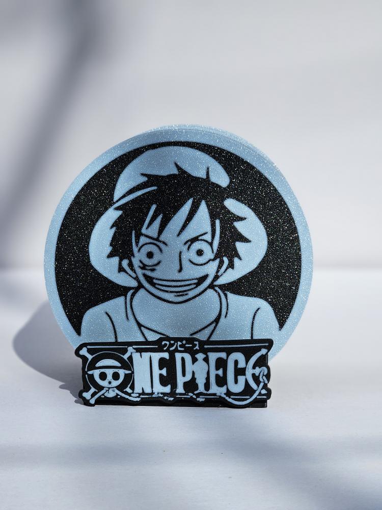 One Piece Coaster Set – 10 Character Coasters with Holder | 3D Printed Anime Drink Coaster Set