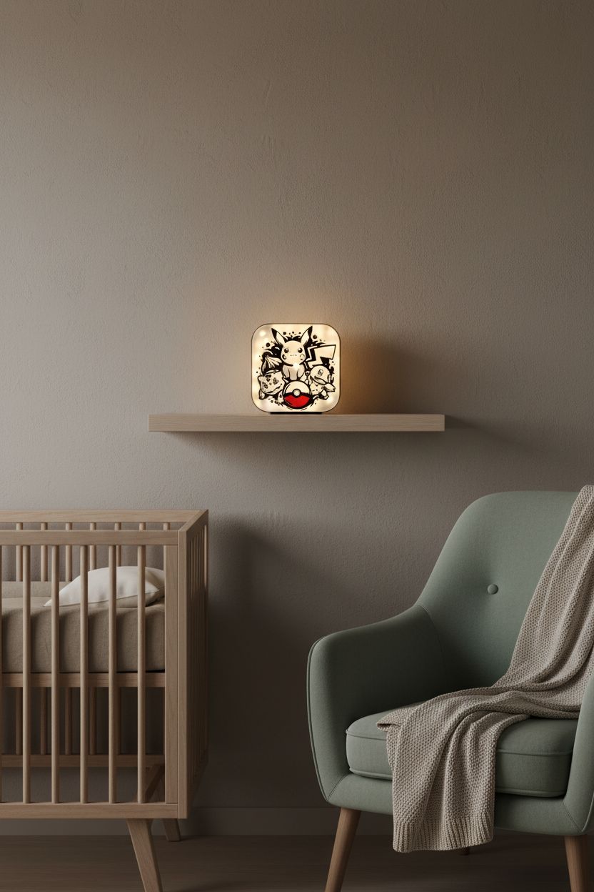 Battery-Powered Pokémon Night Light