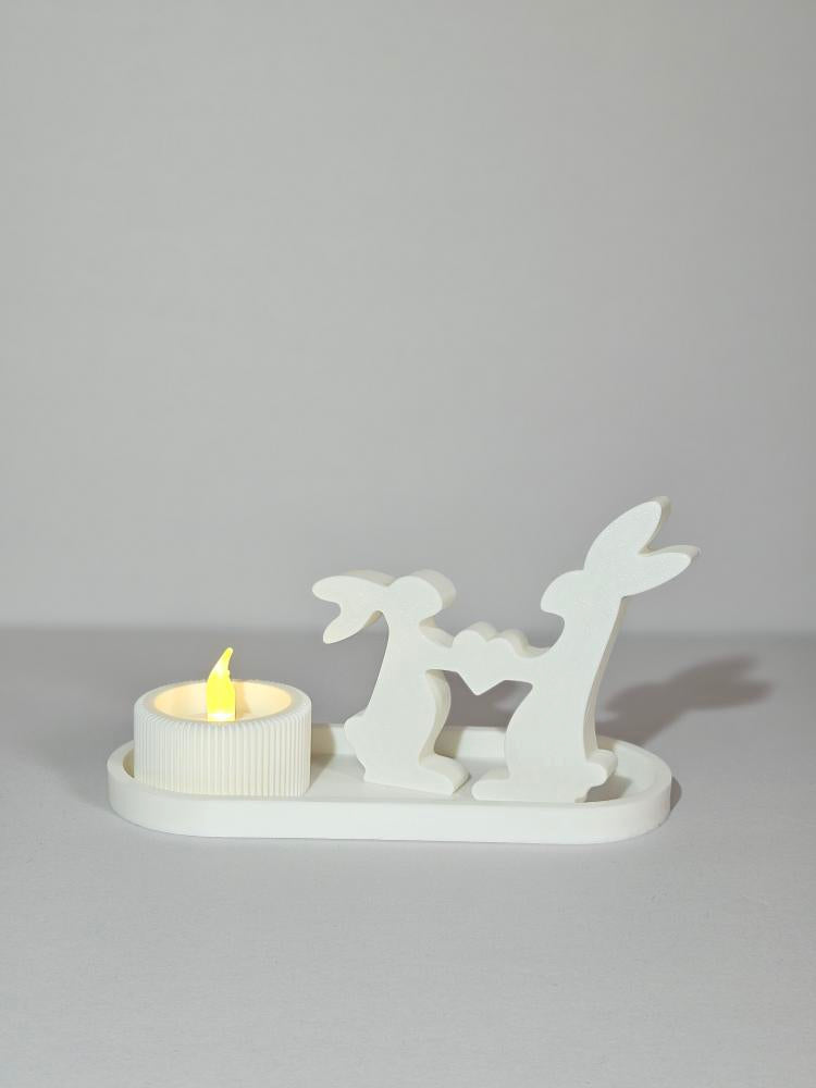 Bunny Heart Glow Decor