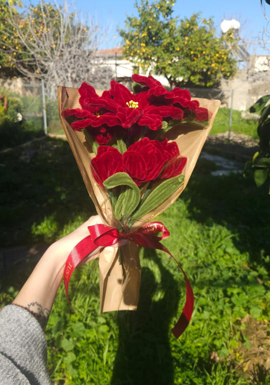 Everlasting Burgundy Bouquet