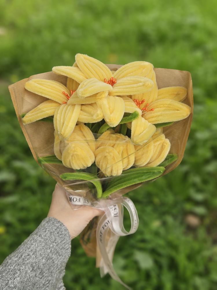 Everlasting Golden Bloom Bouquet