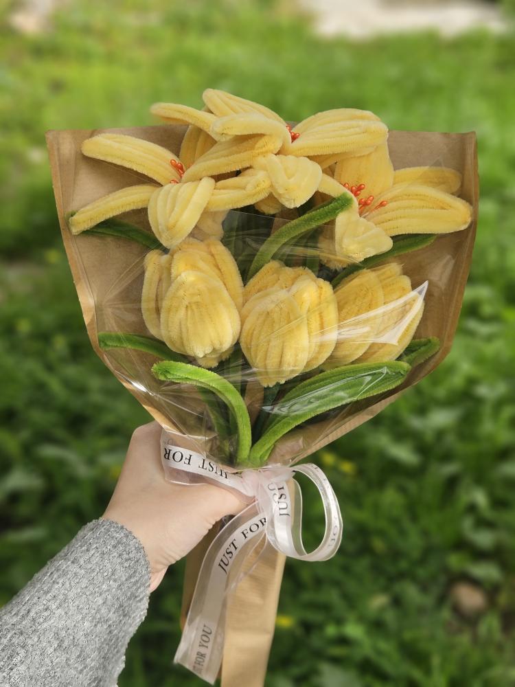 Everlasting Golden Bloom Bouquet
