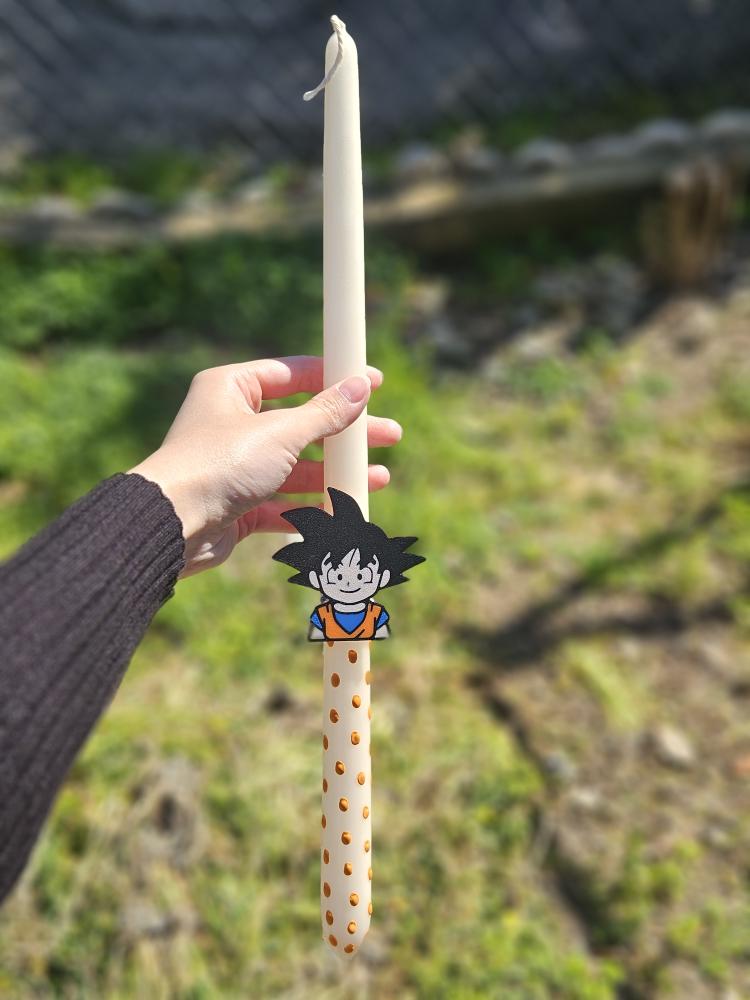Πασχαλινή Λαμπάδα Dragon Ball – Χειροποίητη