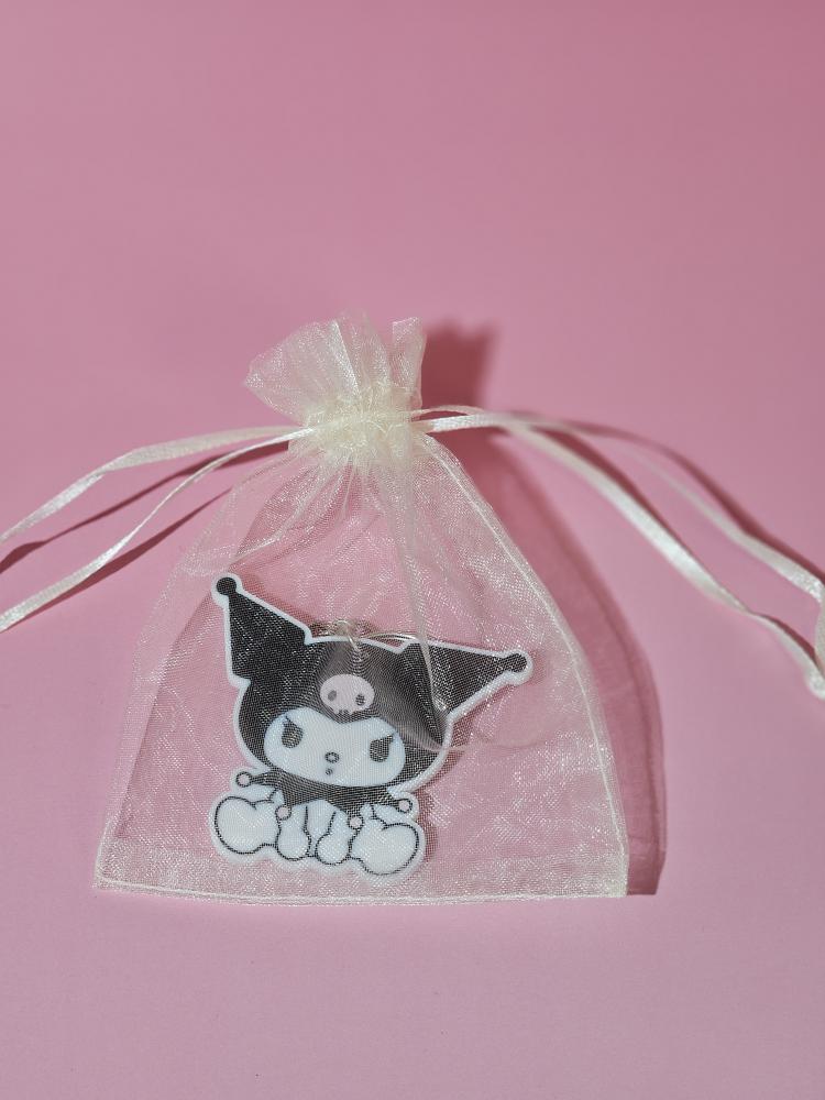 Cute Gothic Bunny Style 3D Printed Keychain