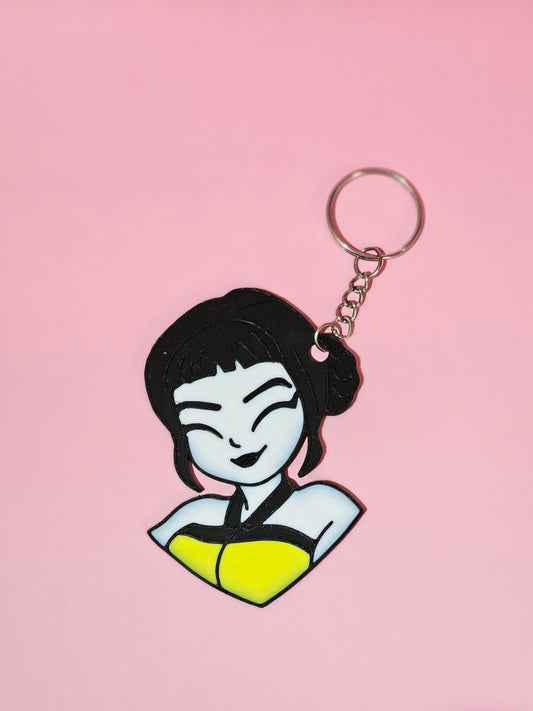 Zoey Kawaii Girl Keychains – 3D Printed Collection
