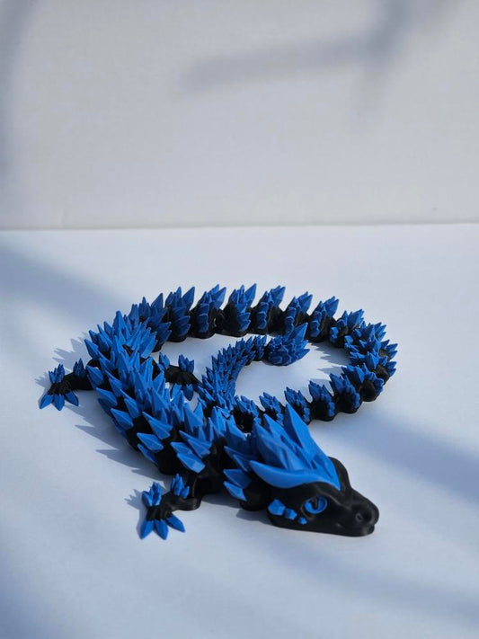 Crystal Dragon (Articulated 3D Printed Figure)