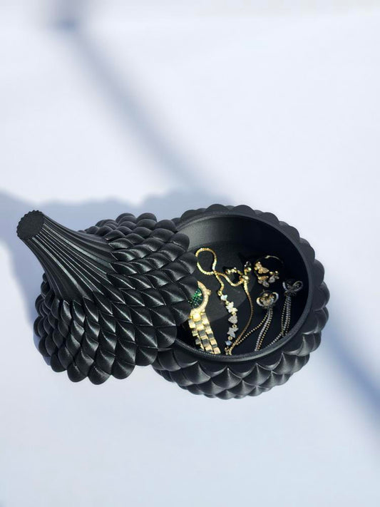 Halo Jar – 3D Printed Storage Box with Lid (Multiple Colors)