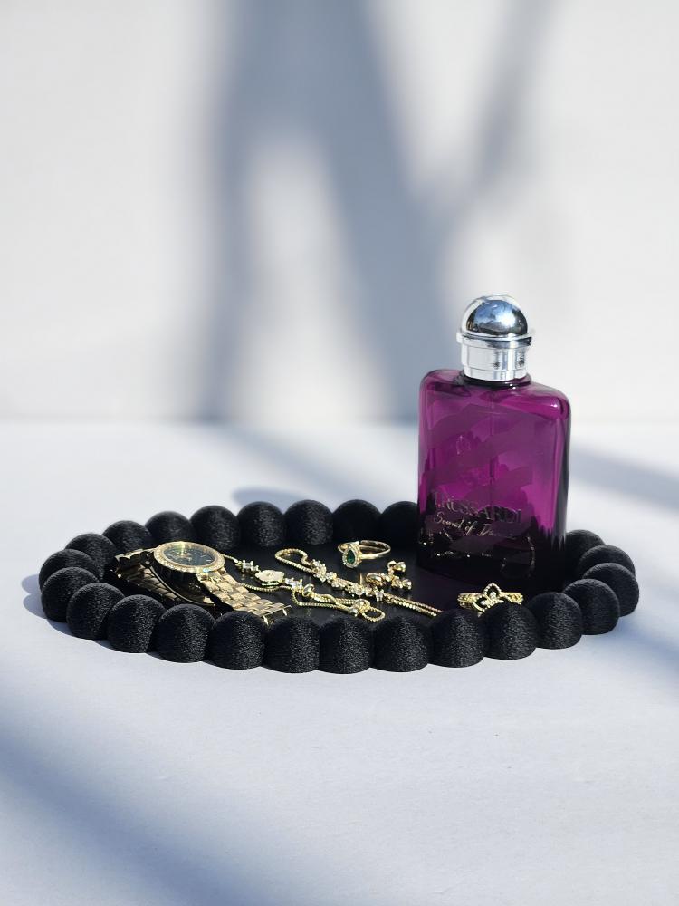 Bubble Edge Tray - 3D Printed Modern Jewelry & Decor Organizer