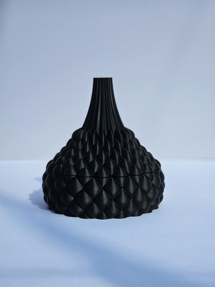 Halo Jar – 3D Printed Storage Box with Lid (Multiple Colors)