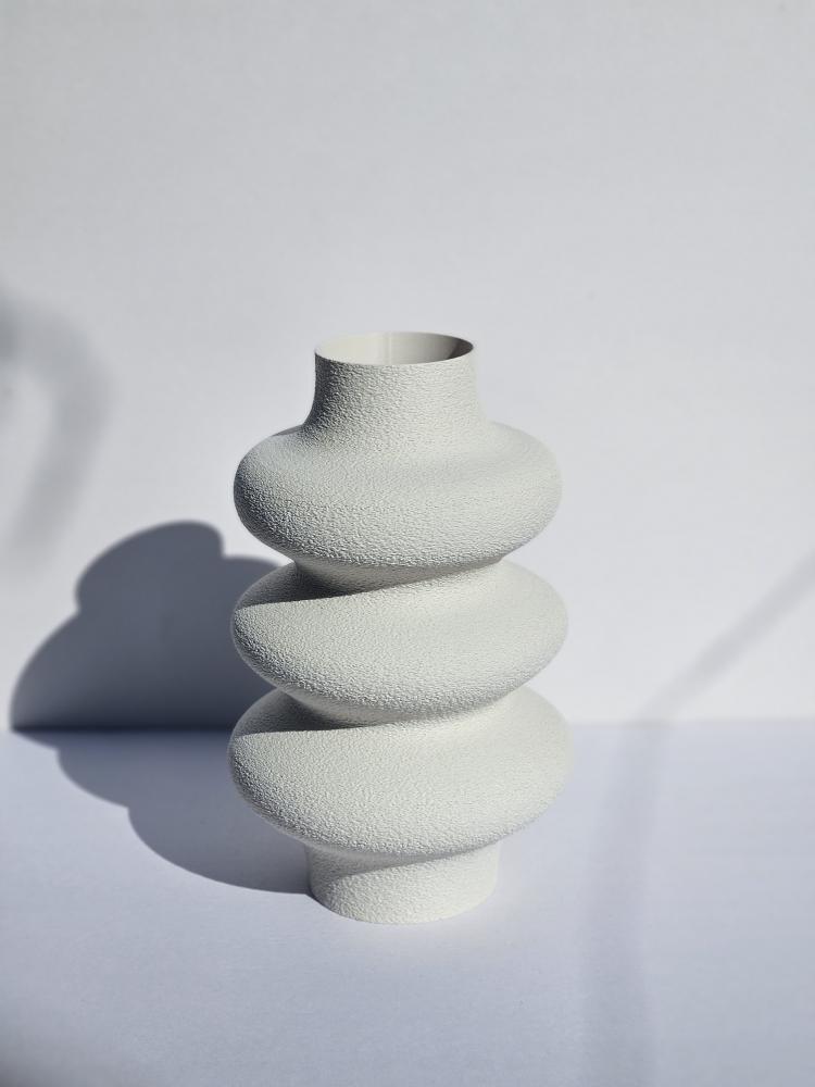 Sculptural Wave Vase