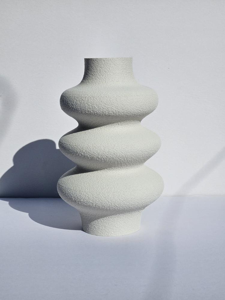Sculptural Wave Vase