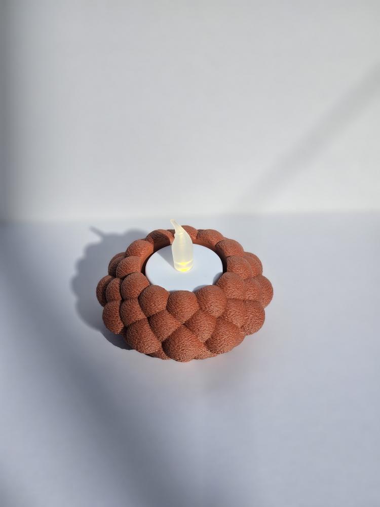 Textured Bubble Candle Holder