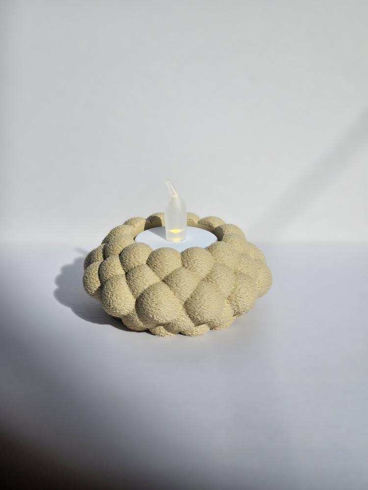 Textured Bubble Candle Holder