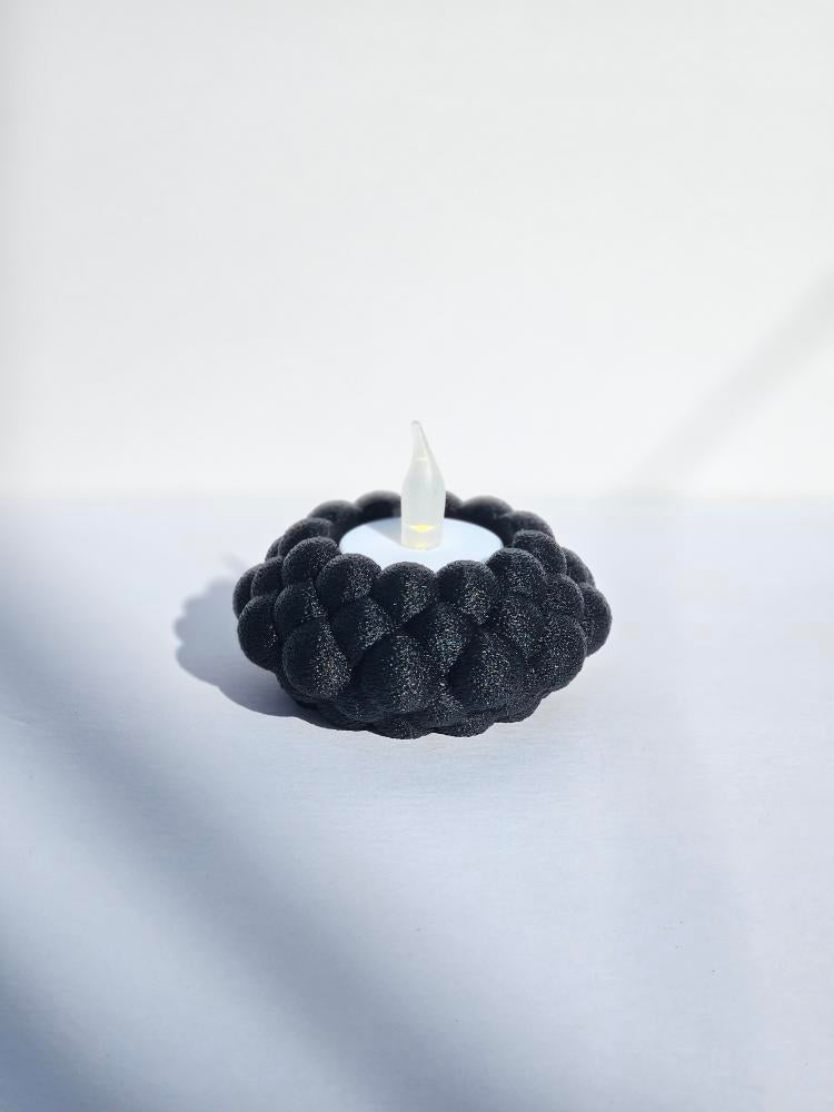 Textured Bubble Candle Holder