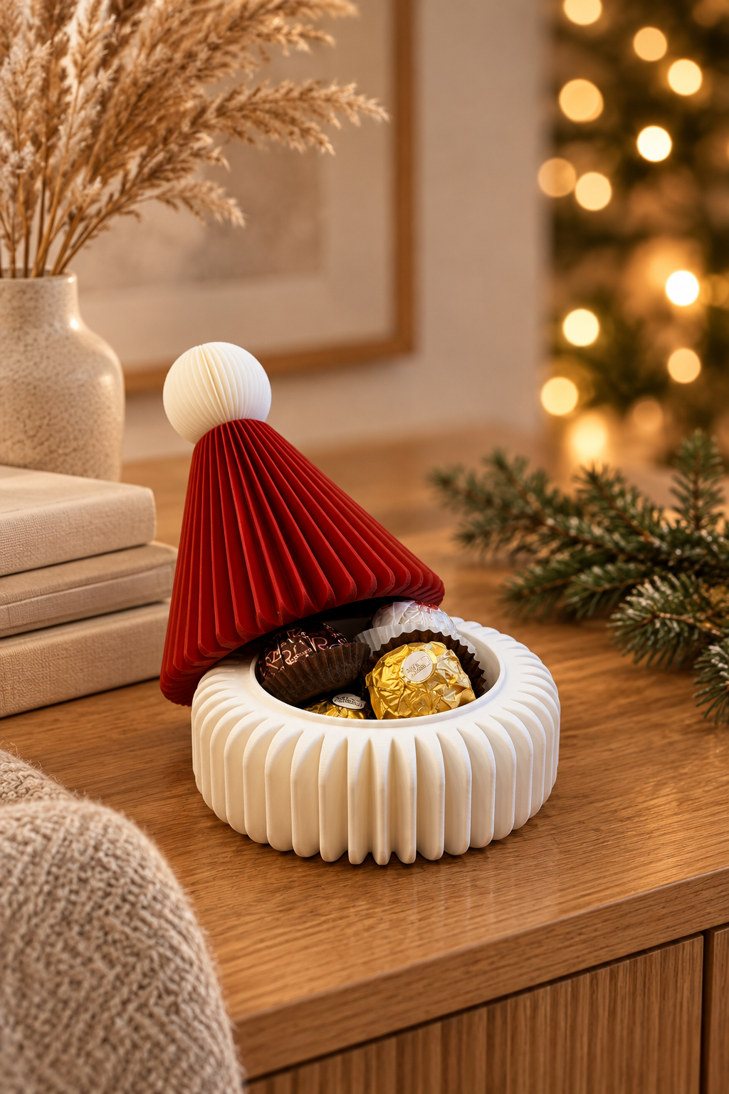 Santa Hat Treat Holder