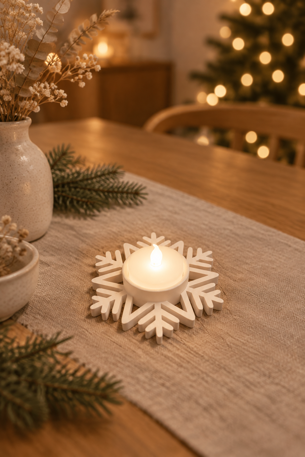 Snowflake Tealight