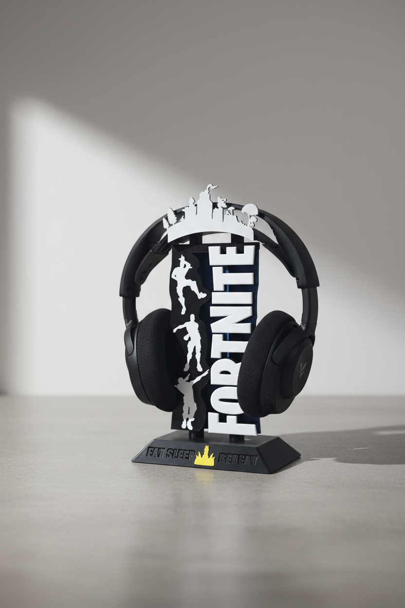 Fortnite Headphone Stand – 3D Printed Gaming Headset Holder