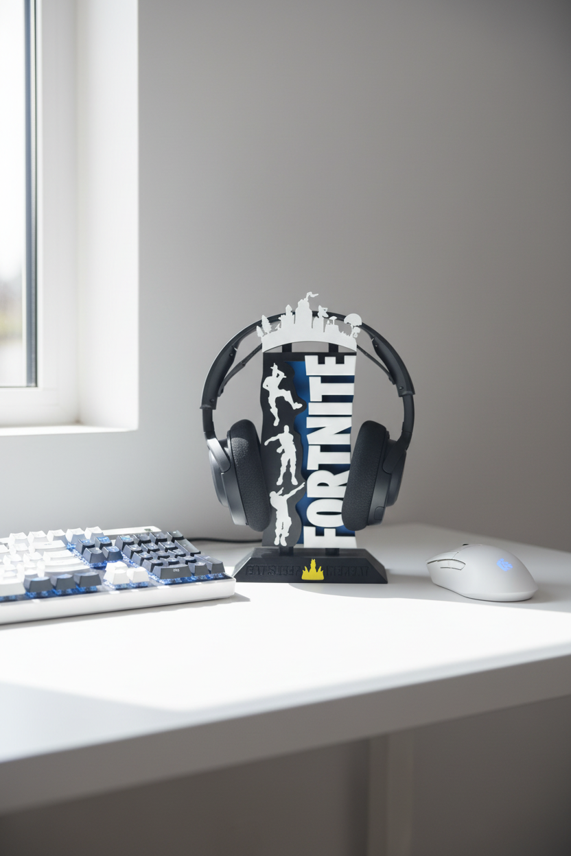 Fortnite Headphone Stand – 3D Printed Gaming Headset Holder