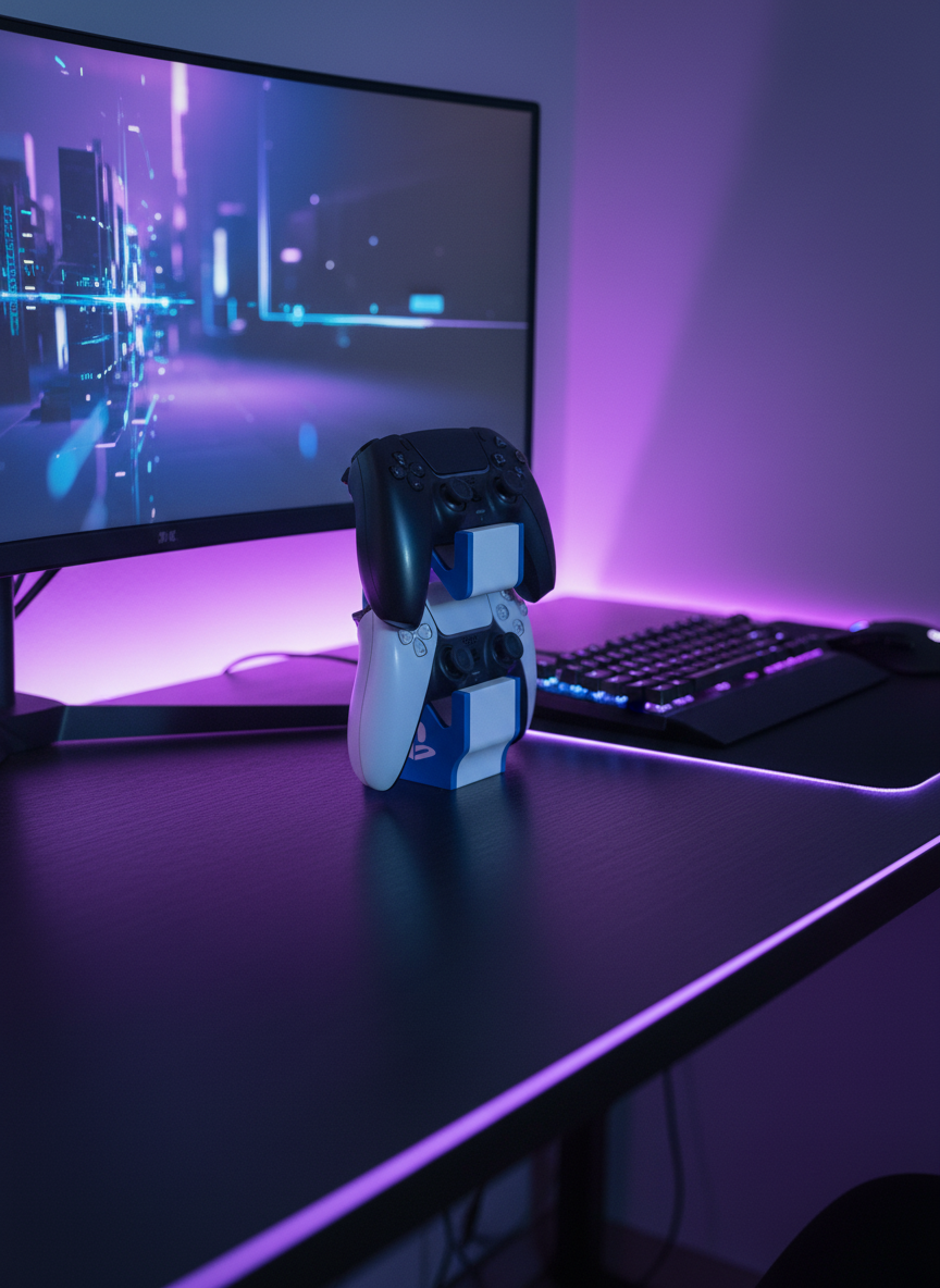 PS5 DualSense Controller Stand – Double Holder