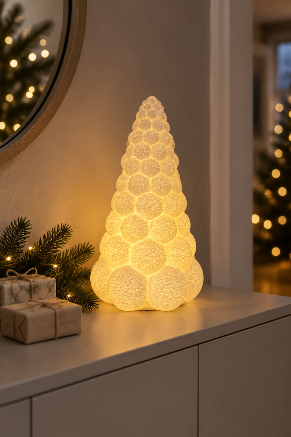 Bubble fuzzy Christmas Tree