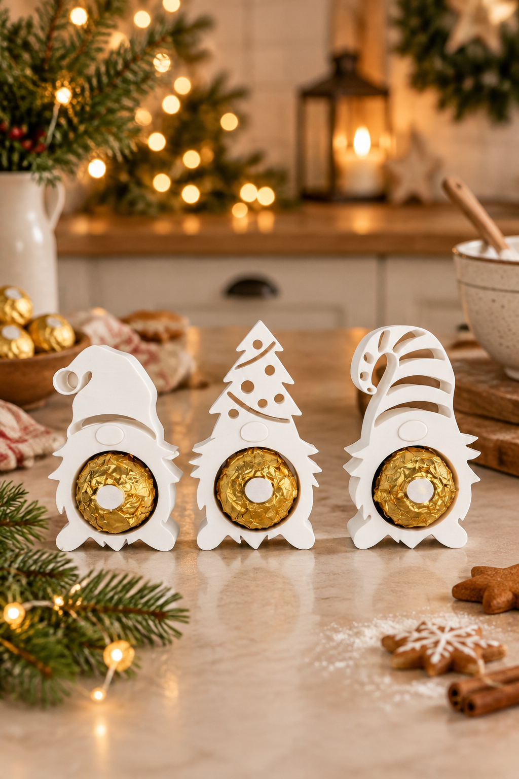 Christmas Chocolate Holder Set