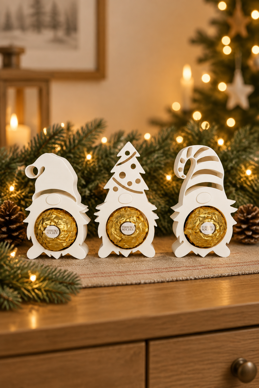 Christmas Chocolate Holder Set