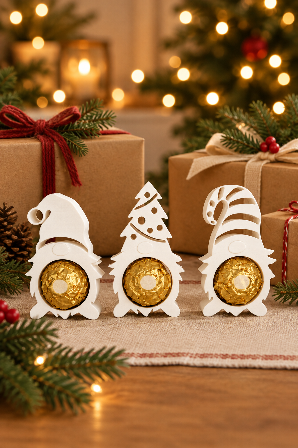 Christmas Chocolate Holder Set
