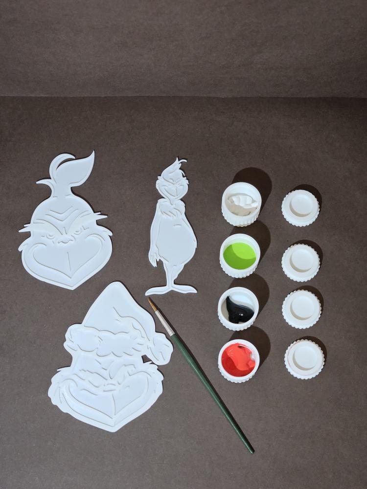 Mini DIY Grinch Painting Kit
