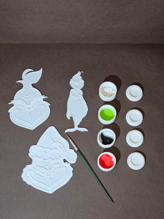 Mini DIY Grinch Painting Kit