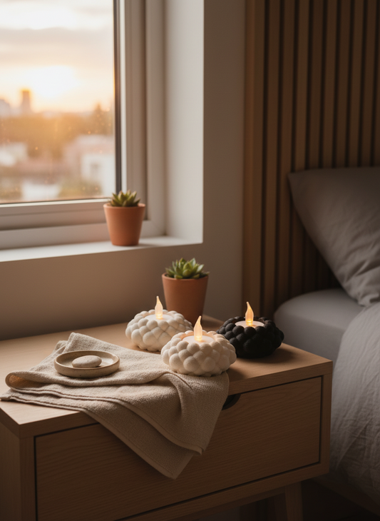 Textured Bubble Candle Holder