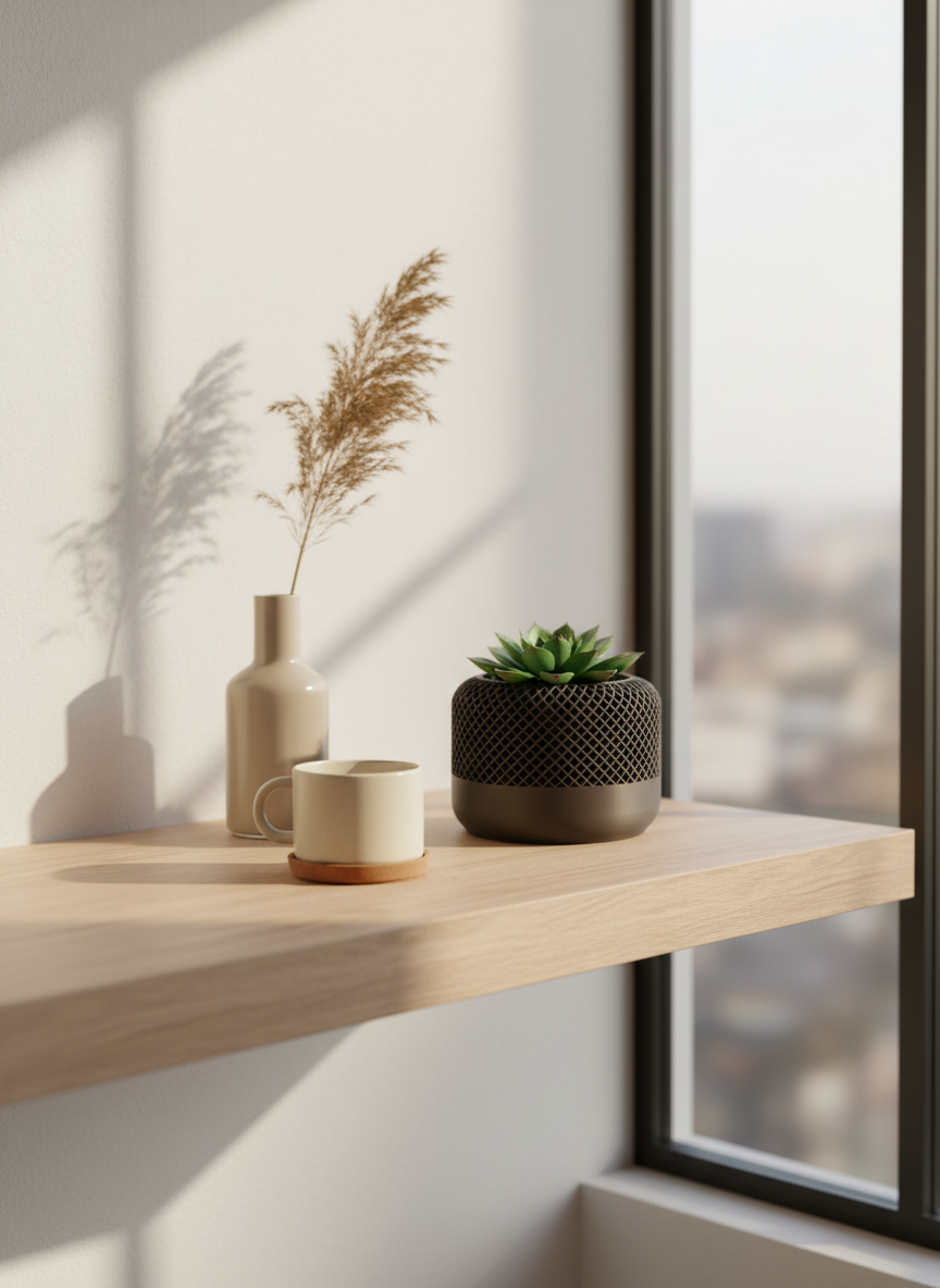 Textured Diamond Planter – Modern 3D Printed Pot