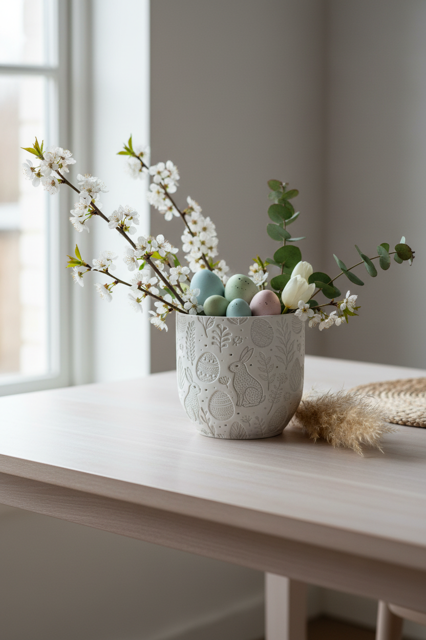 Spring Bunny Nest Bowl
