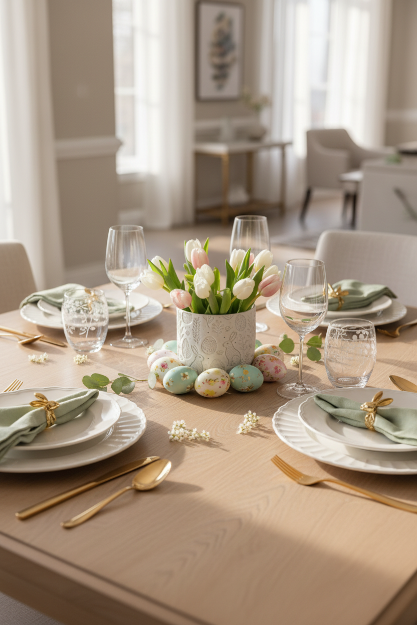 Spring Bunny Nest Bowl