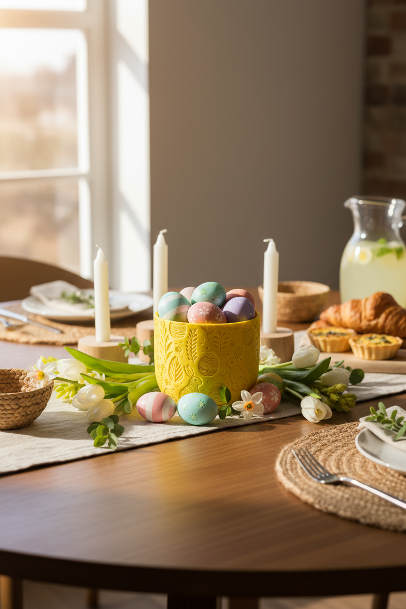 Spring Bunny Nest Bowl
